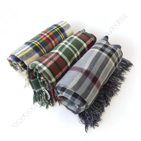 3 WOOL BLANKETS
