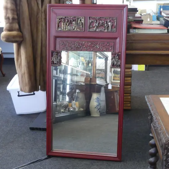 ORIENTAL RED MIRROR 1180x600mm