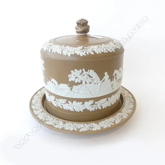 JASPERWARE CHEESE DOME & PLATE 320mm dia H.260mm