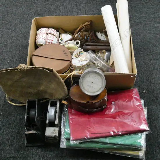 ASST. STAMPS, SELLOTAPE HOLDERS ETC