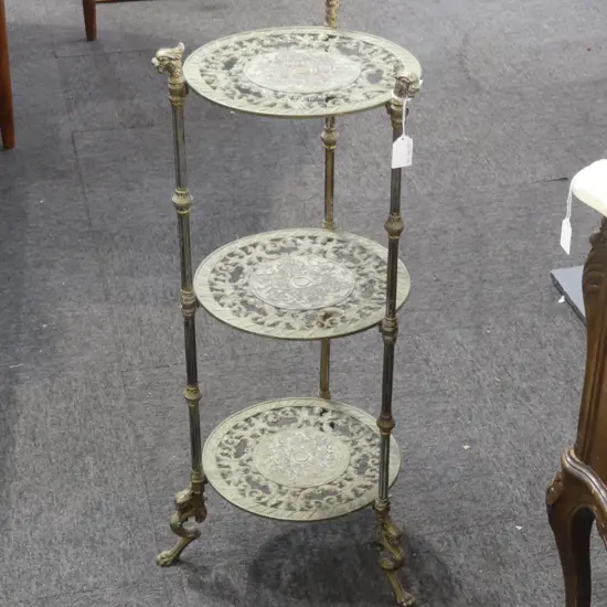 3 TIER METAL PLANT STAND H.740mm