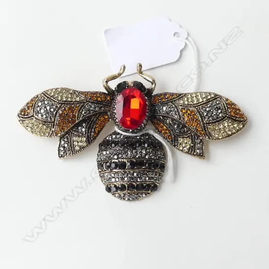 COSTUME BUG BROOCH W.100mm
