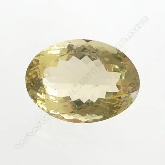 LG FACET CUT CITRINE 42.5cts  (27x20 mm)
