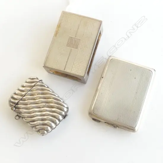 STG SILVER VESTA AF, CARD CASE, MATCHBOX HOLDER 100gms