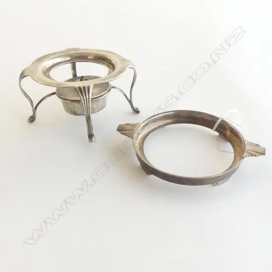 STG SILVER SPIRIT BURNER STAND + COASTER FRAME 172gms