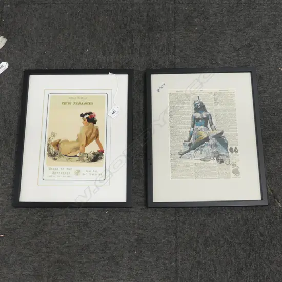 PR NZ THEMED PRINTS; TE PANIA & 'STEAM TO THE ANTIPODES' 255x180mm