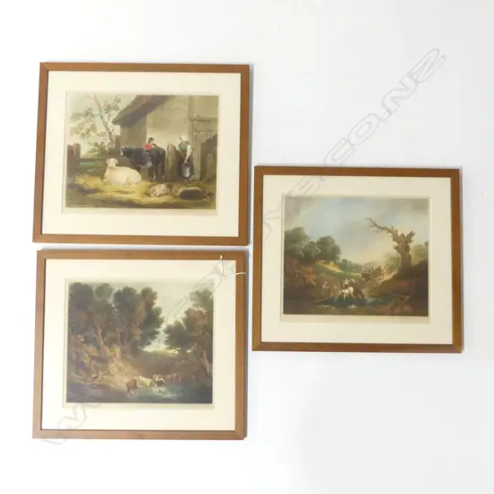 3 SIGNED LANDSCAPE PRINTS 300x355mm