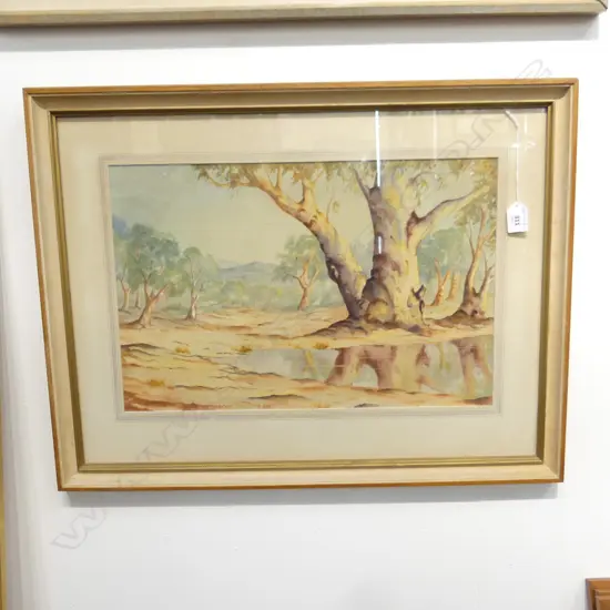 PETER DE JONG, LANDSCAPE w. GUMS, WC '78 315x480mm