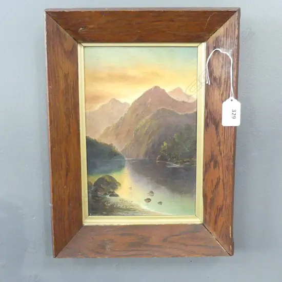 SM HWK-LIKE OIL 'MILFORD SOUND 1930 'MURPHY' TO THE BACK, 240 x 150mm