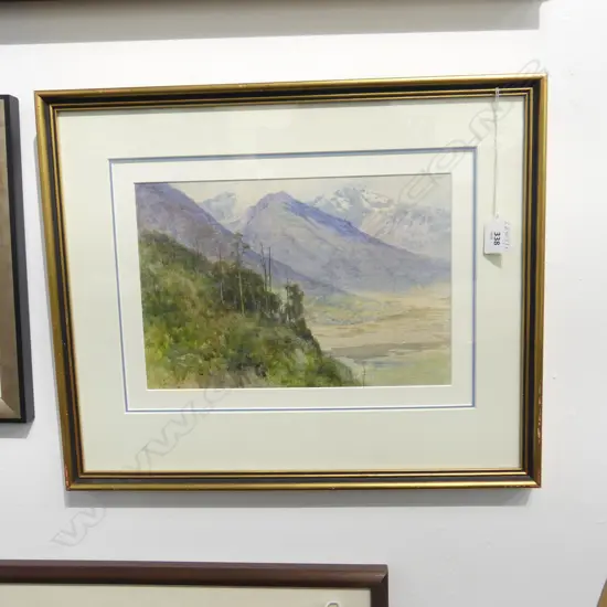 ALFRED W SINCLAIR (1866-1938) 'GEORGE SOUND' WC 210x310mm