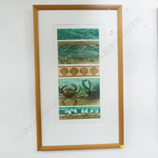 CYNTHIA TAYLOR 'SEA SHORE COLLECTION' ENGRAVING 11/100 600x300mm