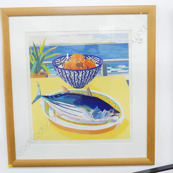 TOM BURNETT 'SKIPJACK' SCREEN PRINT '93 139/180 590x545mm