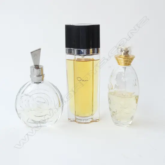 3 PERFUME BOTTLES H.185mm