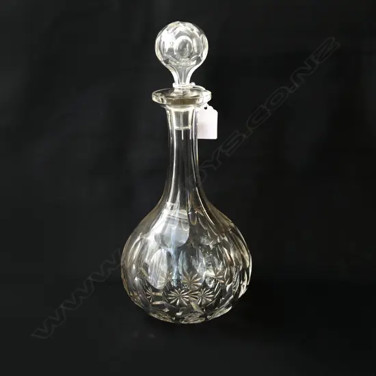 ANTIQUE CRYSTAL DECANTER H.300mm