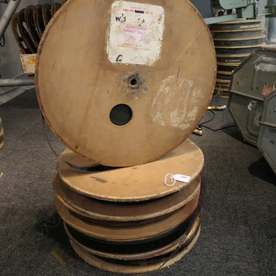 5 VINTAGE FILM REELS 'BLOOD FROM MUMMYS TOMB'