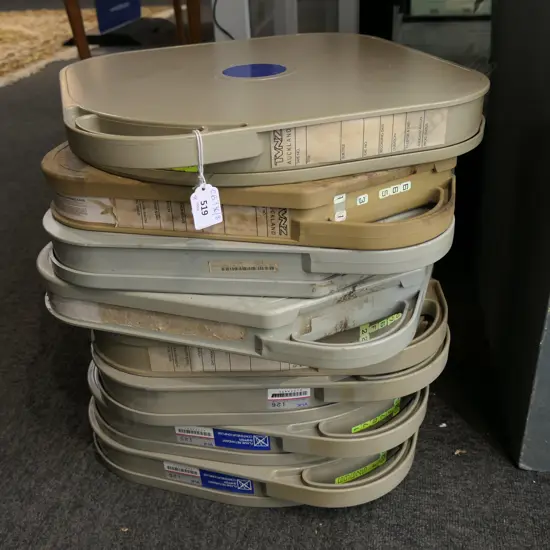 8 BOXED TV / FILM REELS