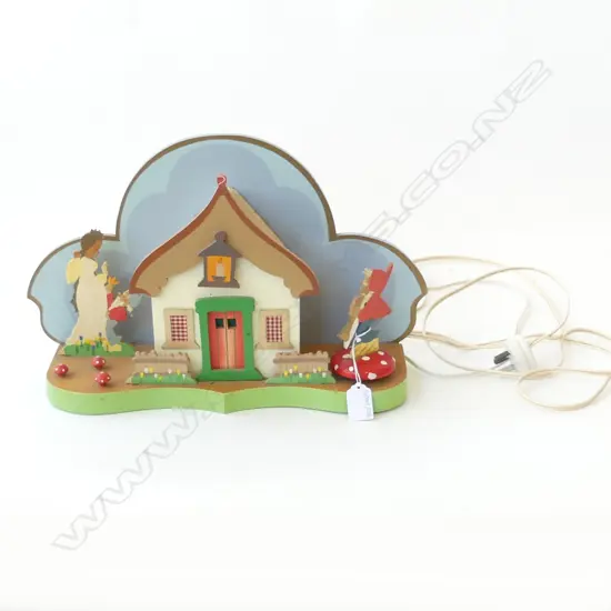 VINTAGE CHILDRENS 'COTTAGE' LAMP MADE IN HOLLAND 420x100x255mm