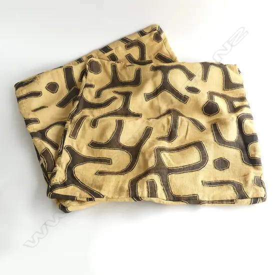 2 KUBA CLOTH CUSHION COVERS 550x550mm