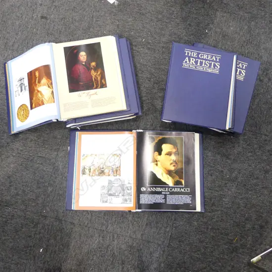 8 FOLDERS 'THE GREAT ARTISTS'