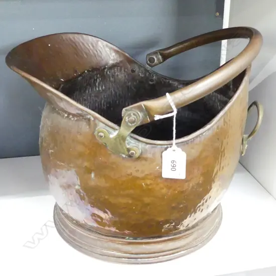 COPPER COAL BUCKET