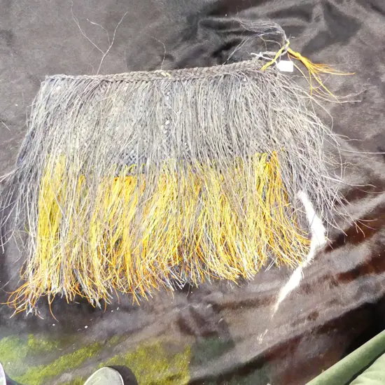 WOVEN FLAX SKIRT L.950mm