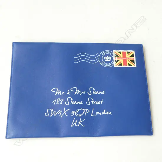 DELVAUX 'MR & MRS SLOANE' ENVELOPE BAG 185x265mm + DUST BAG