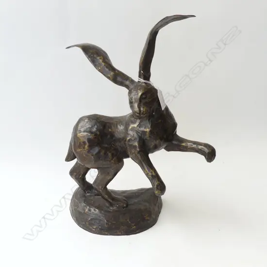 BRONZE HARE RABBIT H.410mm