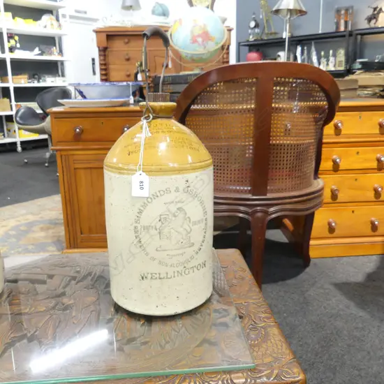 CROCK w. WIRE HANDLE 'SIMMONDS & OSBORNE' H.430mm