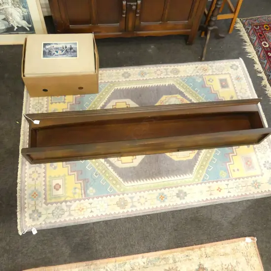 LONG WOODEN SHELF 1640x220x270mm