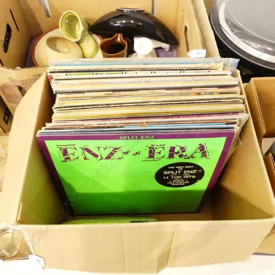 ASST. RECORDS; SPLIT ENZ, BEATLES, U2, MEATLOAF, ELTON, ETC