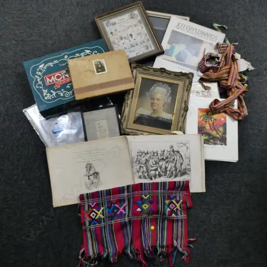 ASST. ARTWORKS, MADONNA SEX BOOK (WRAPPED), AIR NZ MONOPOLY ETC