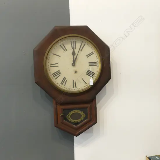 ANTIQUE ANSONIA WALL CLOCK H.630mm
