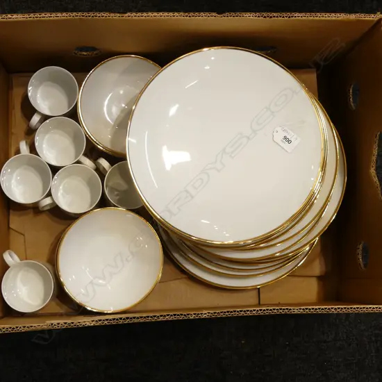 THOMAS DINNER SET; GOLD RIM