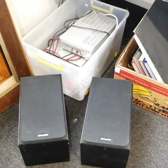 DENON STEREO + PR TANNOY SPEAKERS