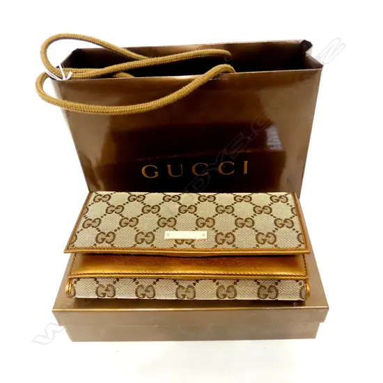 GUCCI WALLET W.180mm BOXED w. CERT.