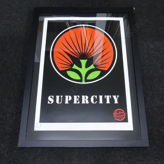 WESTON FRIZZELL 'SUPERCITY' SCREEN PRINT 2010 11/1000 835x595mm