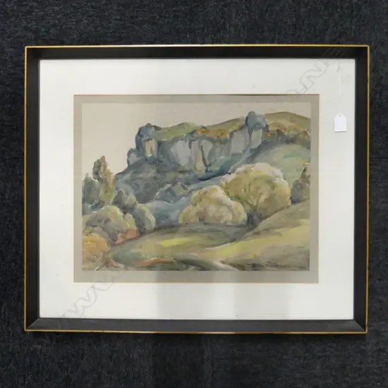 HILDA WISEMAN, MANGAOTAKI VALLEY, PIO PIO, W/C 350x470mm