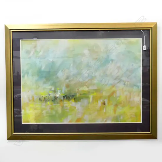 TONY RICE, UNTITLED ABSTRACT, PASTEL ON PAPER, 610x880mm