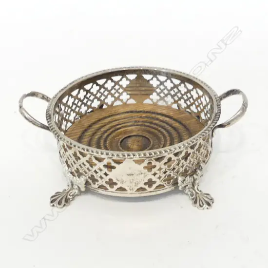 STG SILVER WINE COASTER 88 GM 110mm dia