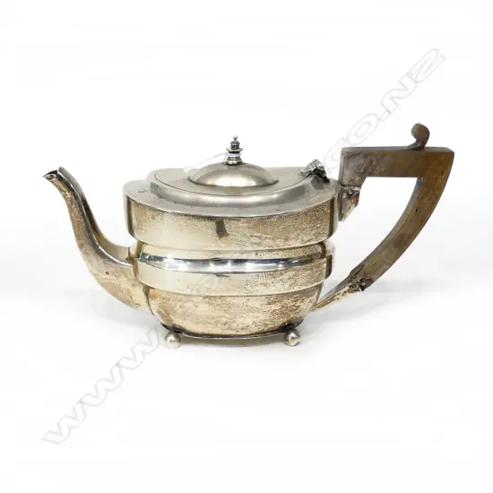 STG SILVER TEAPOT, SHEFFIELD 1900 269 GM