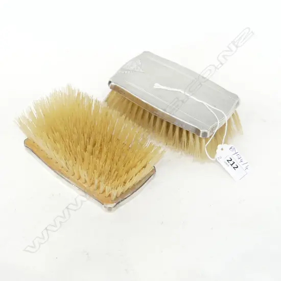 2 STG SILVER BRUSHES B'HAM