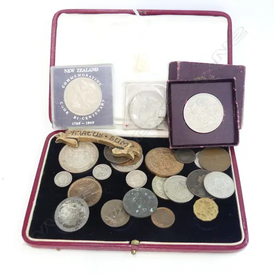 CASE ASST. VINTAGE COINS ETC