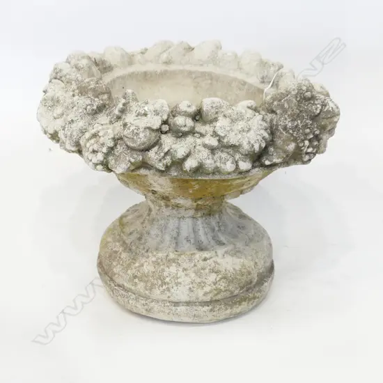 CONCRETE GARDEN URN 280mm dia