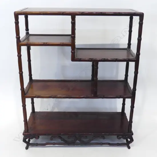 ORIENTAL ROSEWOOD SHELVES 480x200x585mm