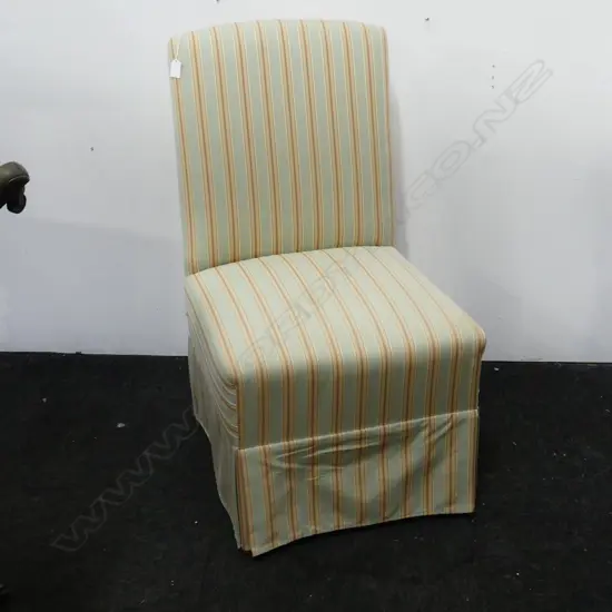 STRIPED SLIPPER CHAIR