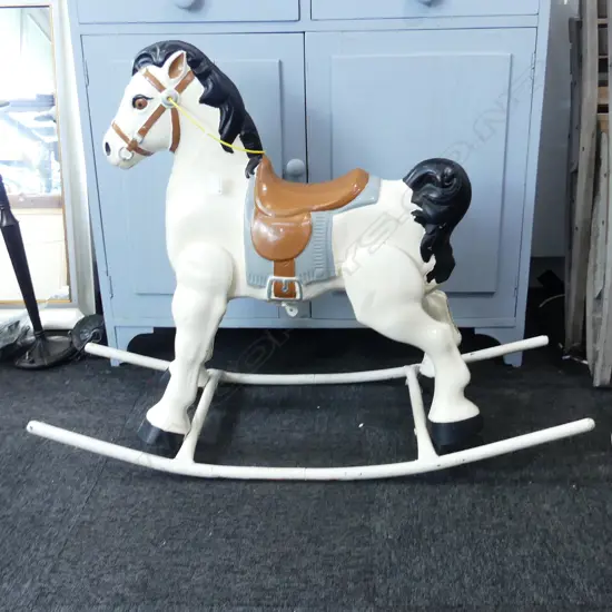 CHILDS ROCKING HORSE 800 MM HIGH
