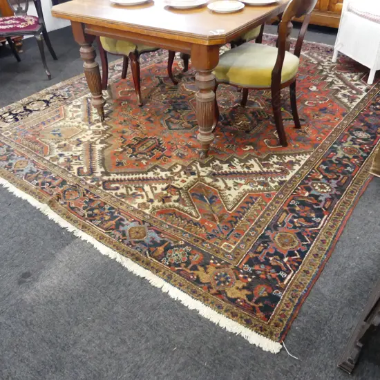HAND KNOTTED WOOL PILE RUG 2500x3000mm