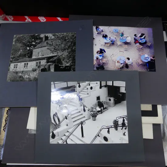 LG BOX ASST. PHOTOS, G. E. FAIRBURN W/C ETC