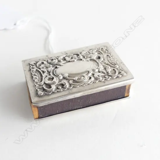 SILVER MATCHBOX COVER, BIRM. 1902 9.3gm