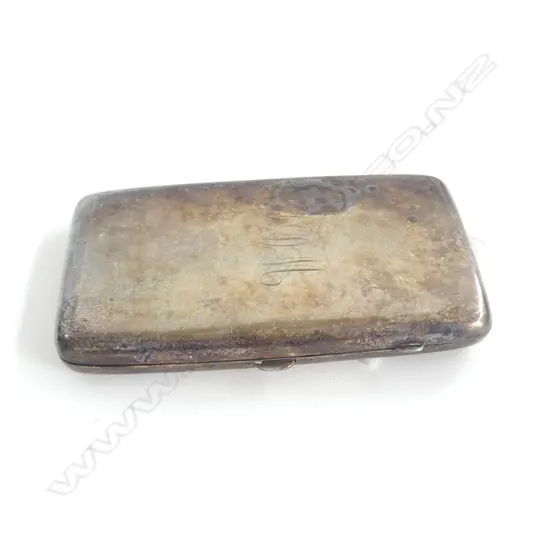 S/SILVER CIGAR CASE  L140MM 195GRMS